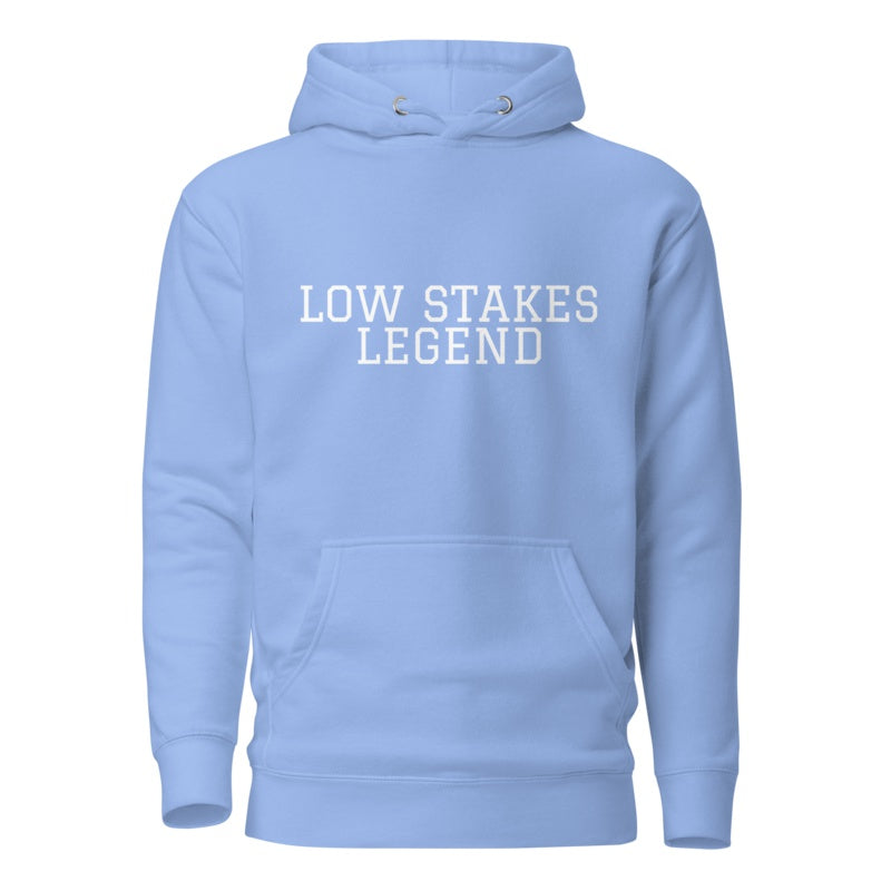 LOW STAKES LEGEND Carolina Blue front mockup