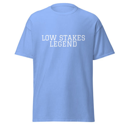 LOW STAKES LEGEND Carolina Blue front mockup