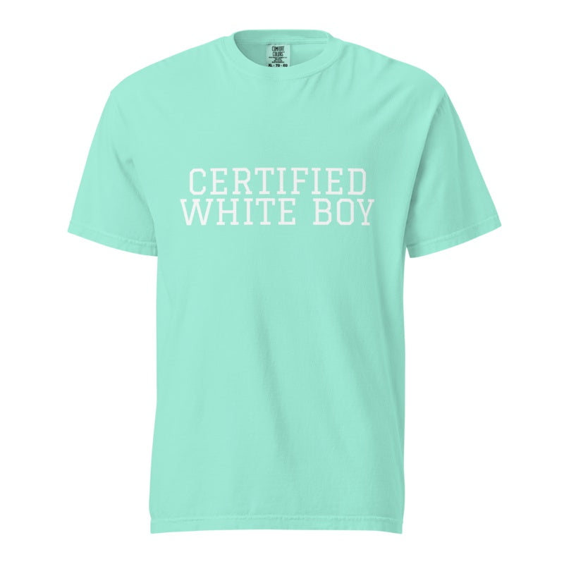 CERTIFIED WHITE BOY Chalky Mint front mockup