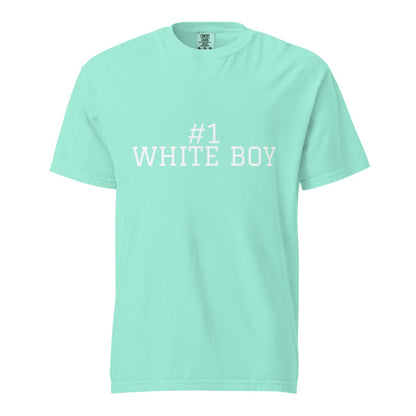 #1 WHITE BOY Chalky Mint front mockup
