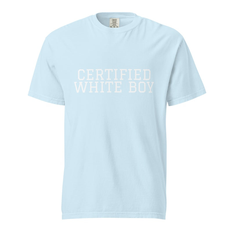 CERTIFIED WHITE BOY Chambray front mockup