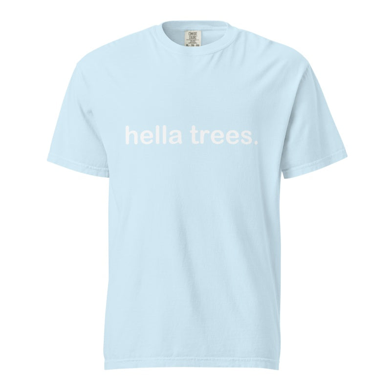 HELLA TREES Chambray front mockup