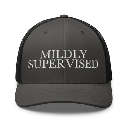 MILDLY SUPERVISED Charcoal/ Black front mockup