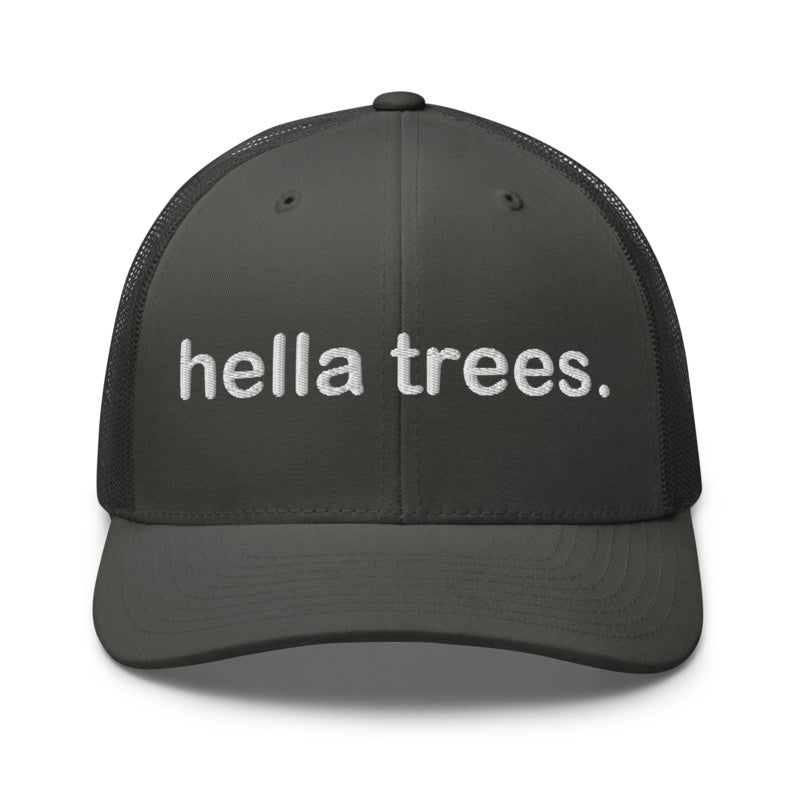 HELLA TREES Charcoal front mockup