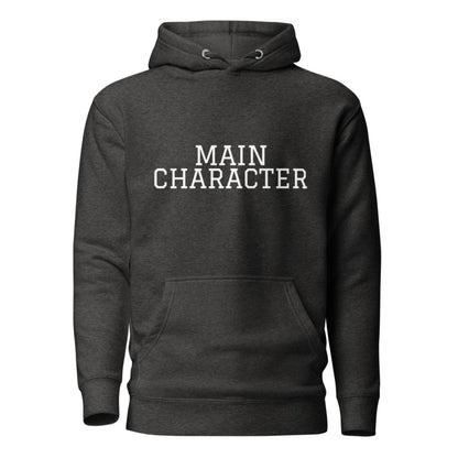 MAIN CHARACTER Charcoal Heather front mockup