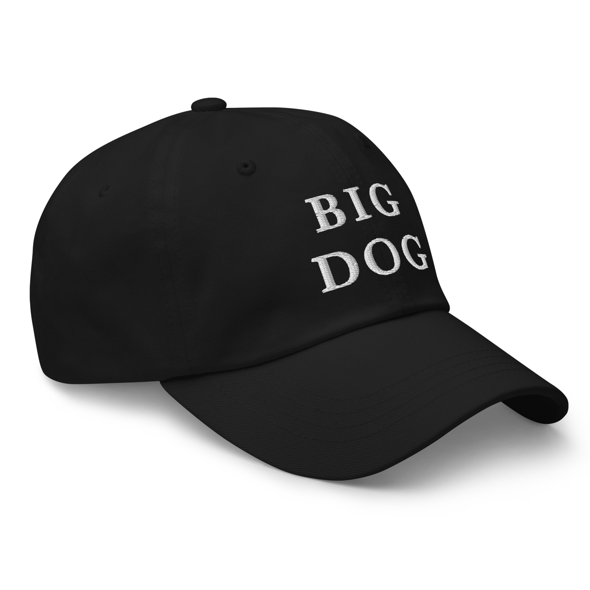 WHITE BOY SUMMER - Big Dog - "Big Dog" - White Embroidered Baseball Cap - Hat 