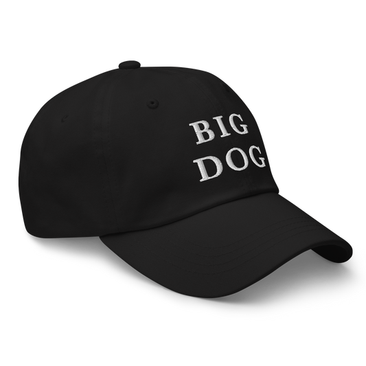WHITE BOY SUMMER - Big Dog - "Big Dog" - White Embroidered Baseball Cap - Hat 