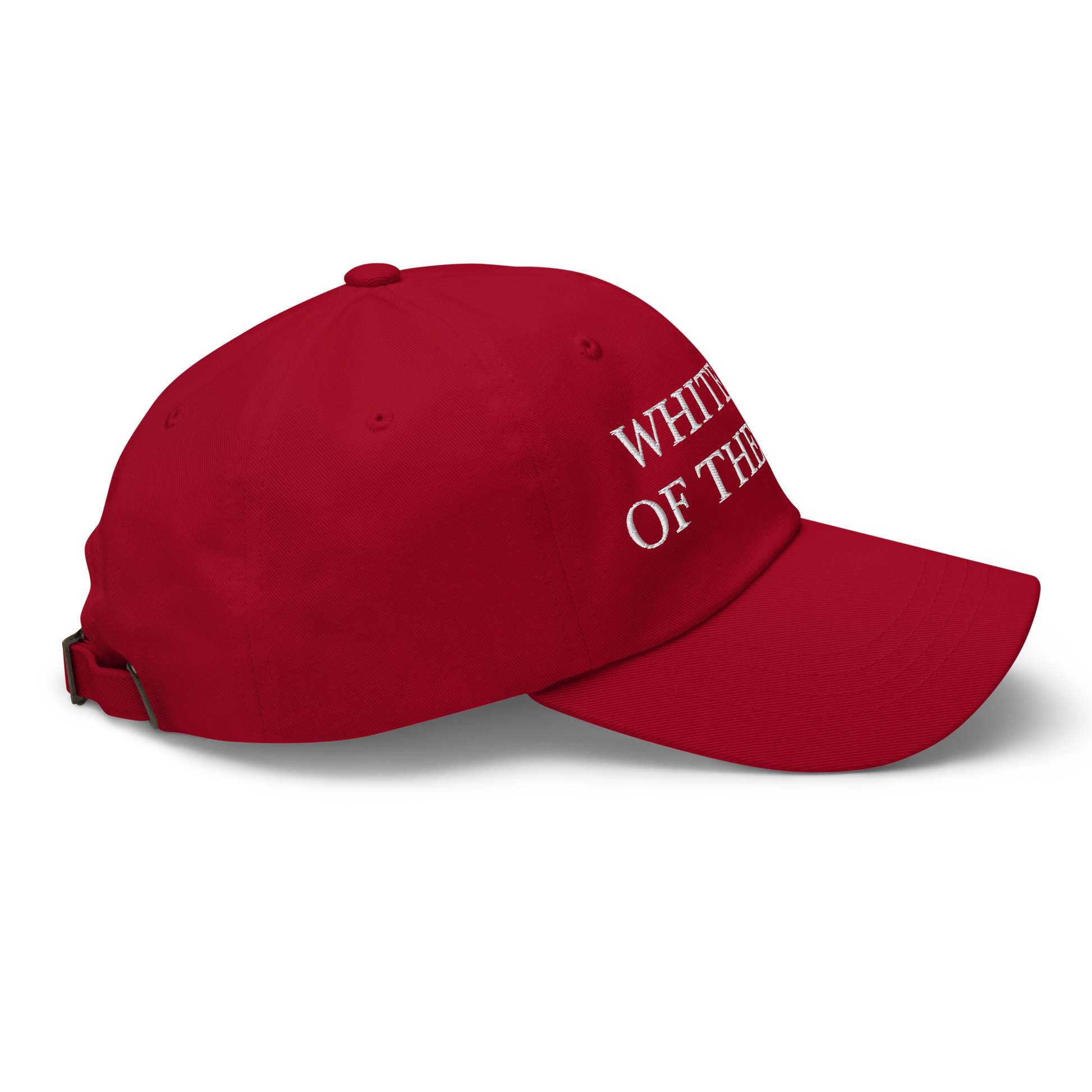 WHITE BOY SUMMER - White Boy Of The Year - "White Boy Of The Year" - White Embroidered Baseball Cap - Hat 