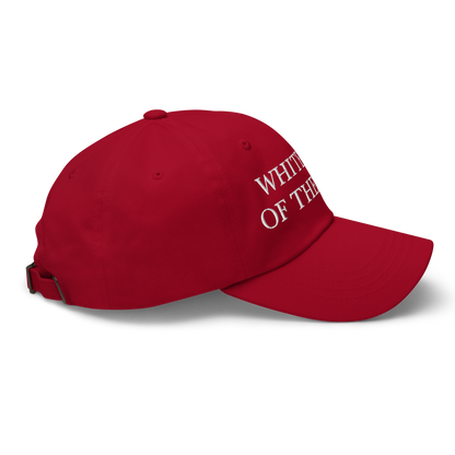 WHITE BOY SUMMER - White Boy Of The Year - "White Boy Of The Year" - White Embroidered Baseball Cap - Hat 