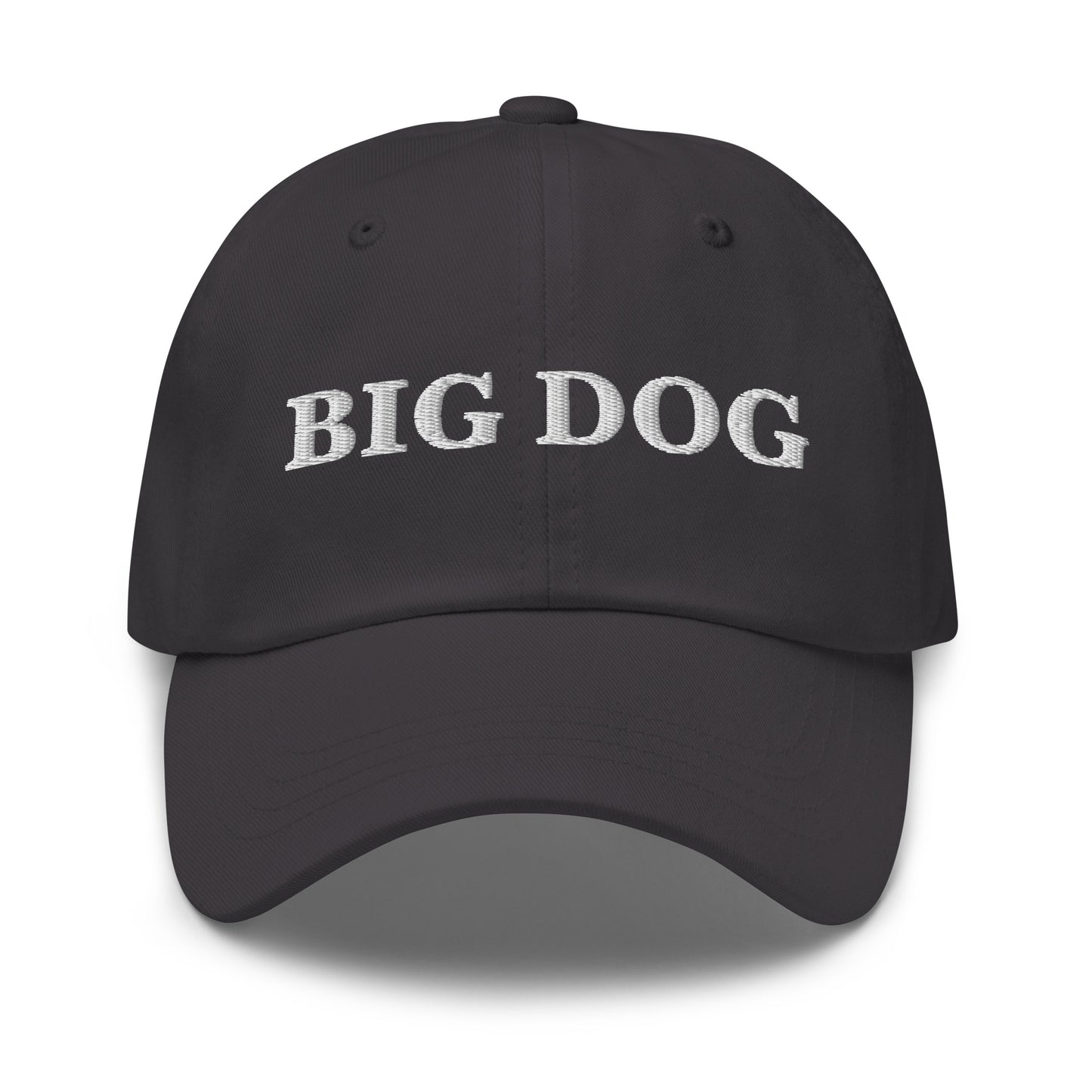 BIG DOG Dark Grey front cap mockup
