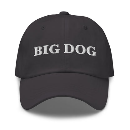 BIG DOG Dark Grey front cap mockup