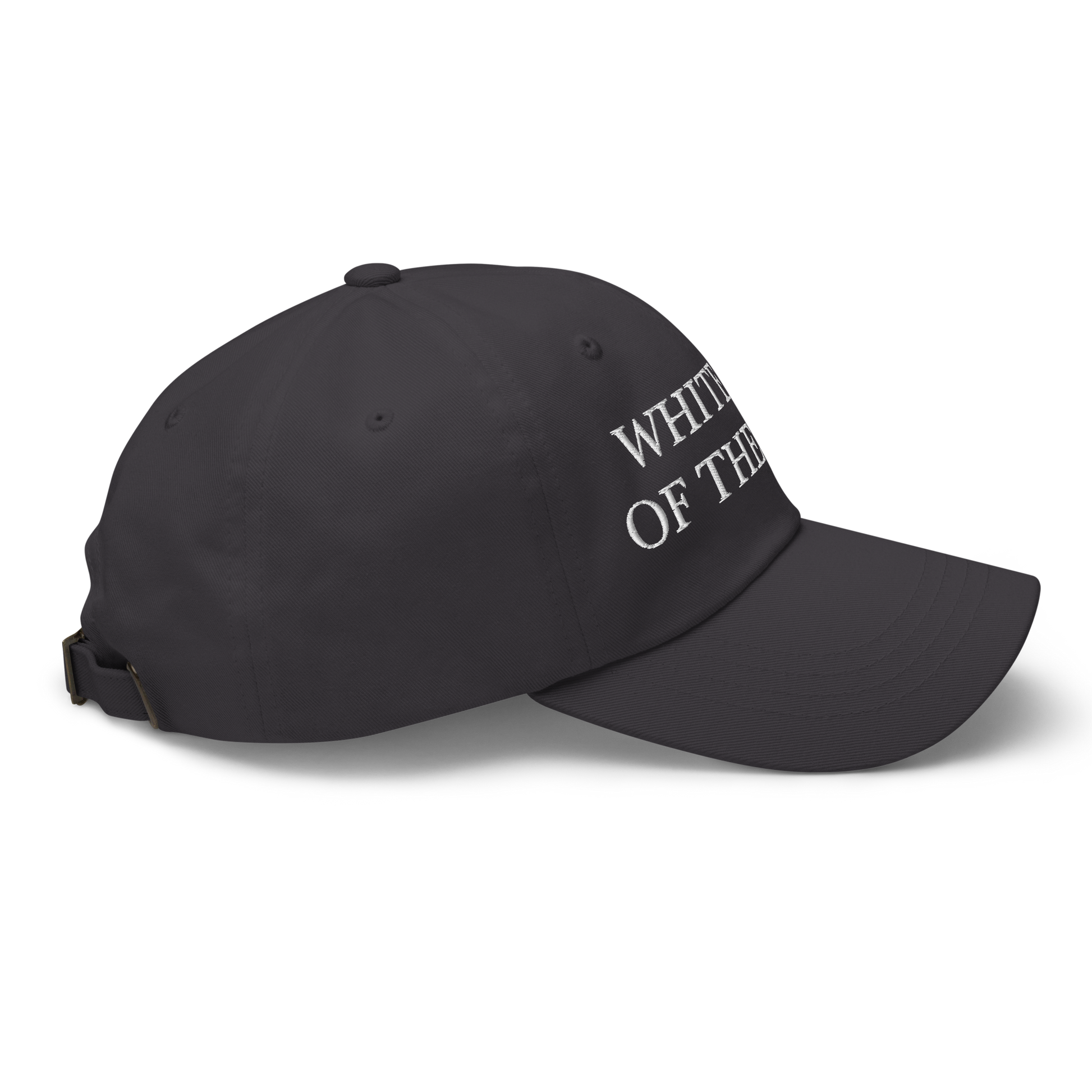 WHITE BOY SUMMER - White Boy Of The Year - "White Boy Of The Year" - White Embroidered Baseball Cap - Hat 