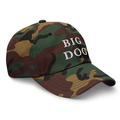 WHITE BOY SUMMER - Big Dog - "Big Dog" - White Embroidered Baseball Cap - Hat 