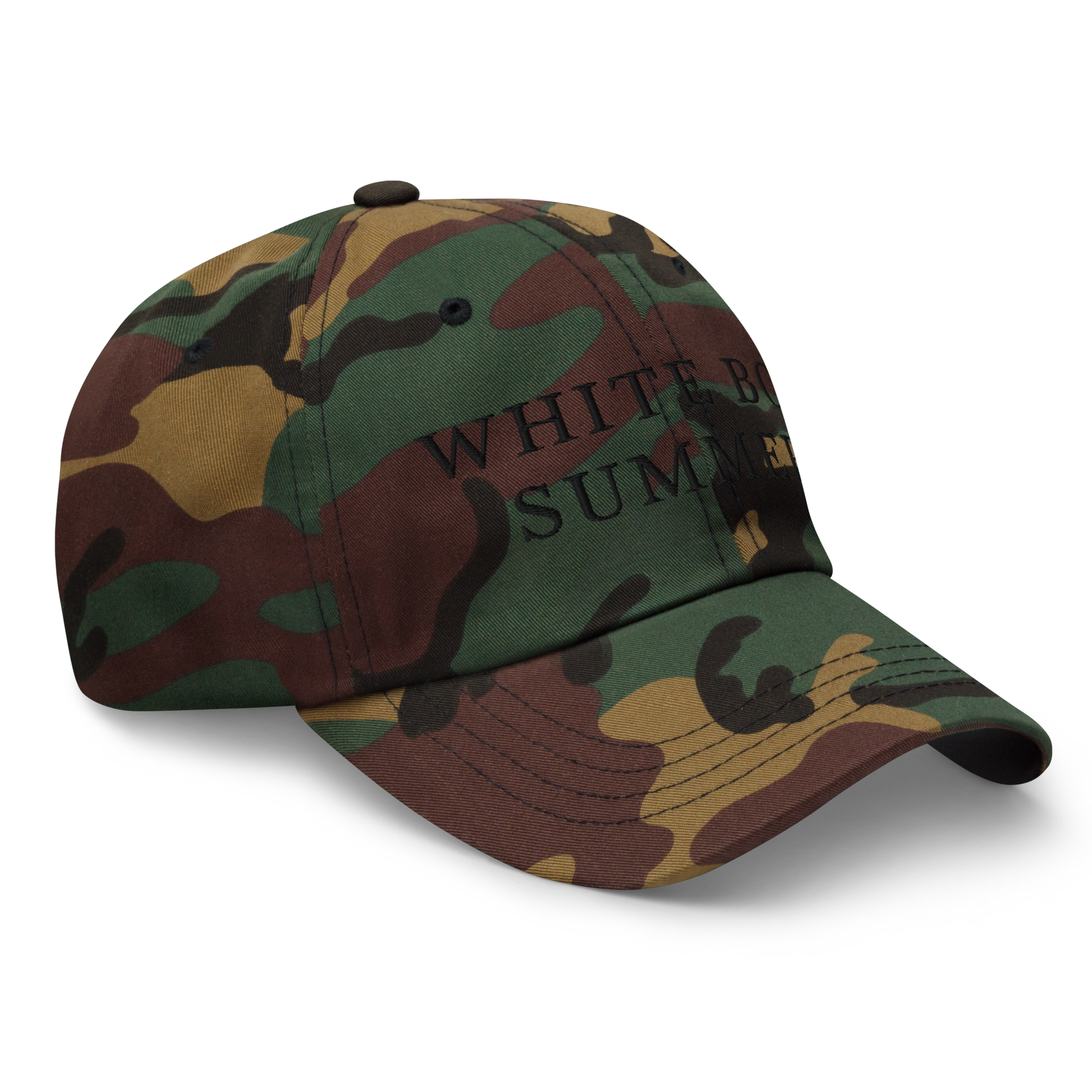 WHITE BOY SUMMER - Originals - "White Boy Summer" - Black Embroidered Baseball Cap - Hat 