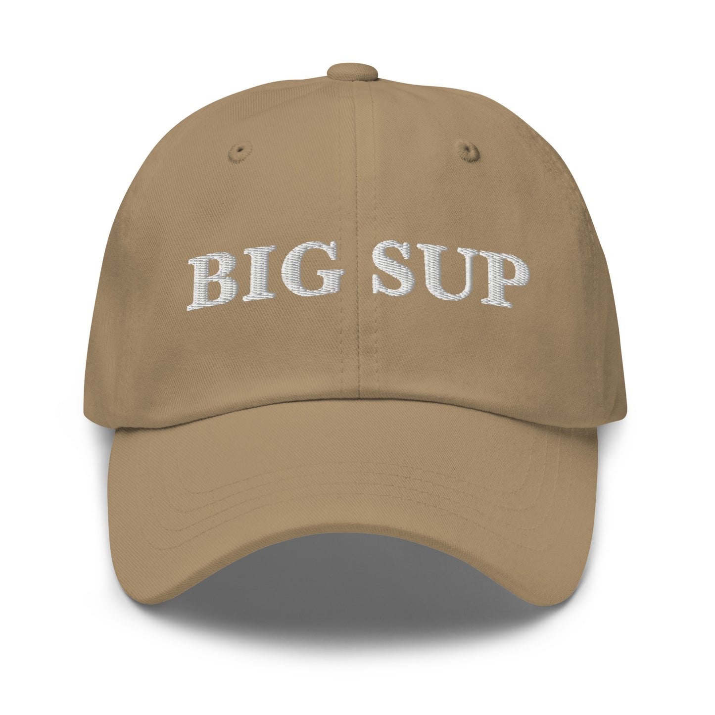 BIG SUP Khaki front cap mockup