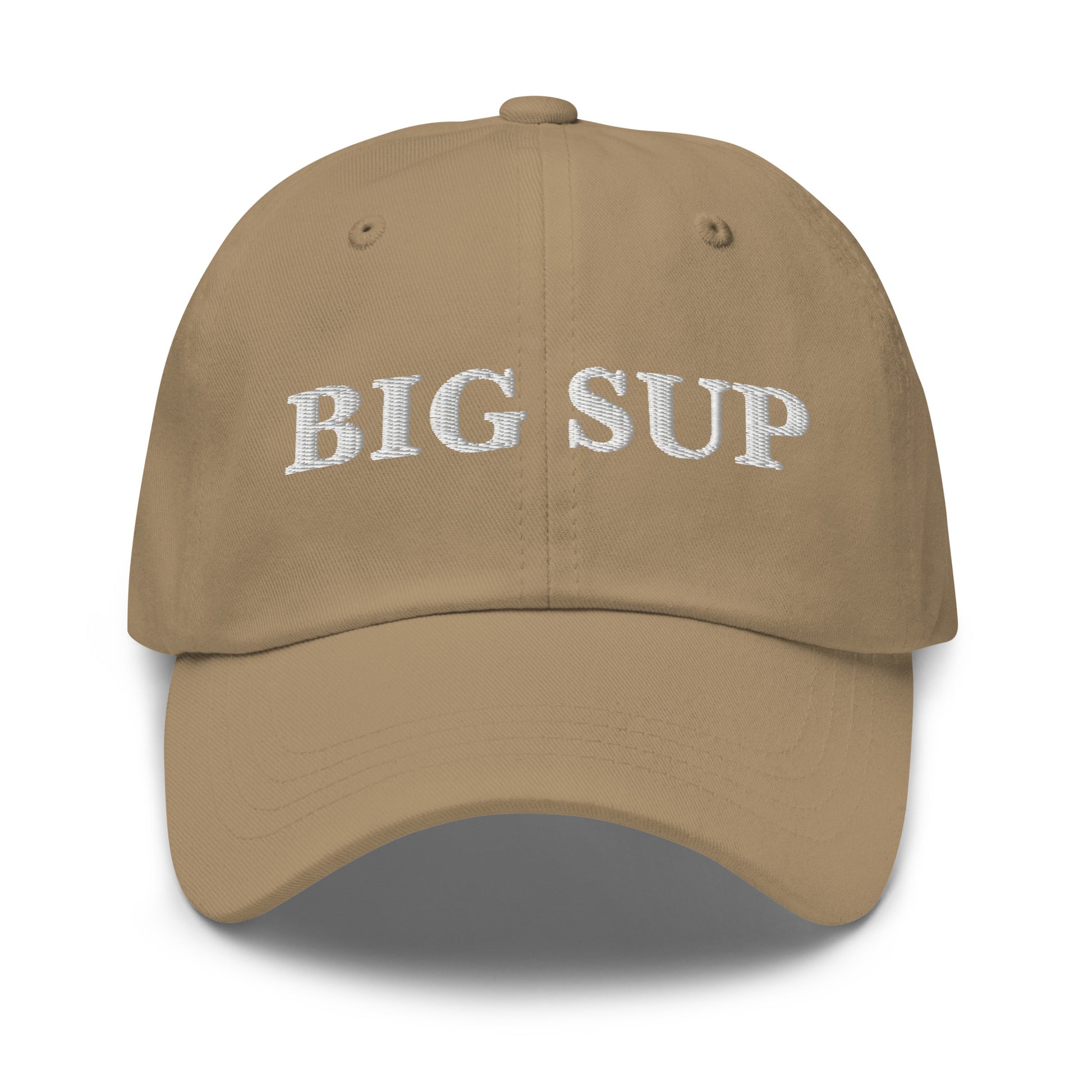 BIG SUP Khaki front cap mockup