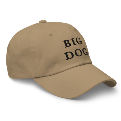 WHITE BOY SUMMER - Big Dog - "Big Dog" - Black Embroidered Baseball Cap - Hat 