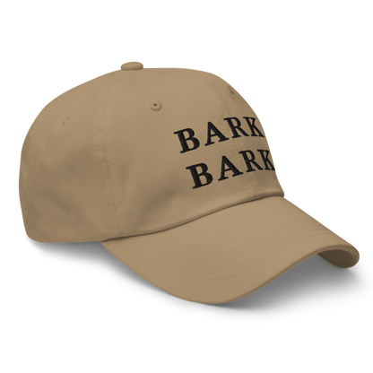 WHITE BOY SUMMER - Big Dog - "Bark Bark" - Black Embroidered Baseball Cap - Hat 