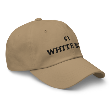 WHITE BOY SUMMER - White Boy Of The Year - "#1 White Boy" - Black Embroidered Baseball Cap - Hat 
