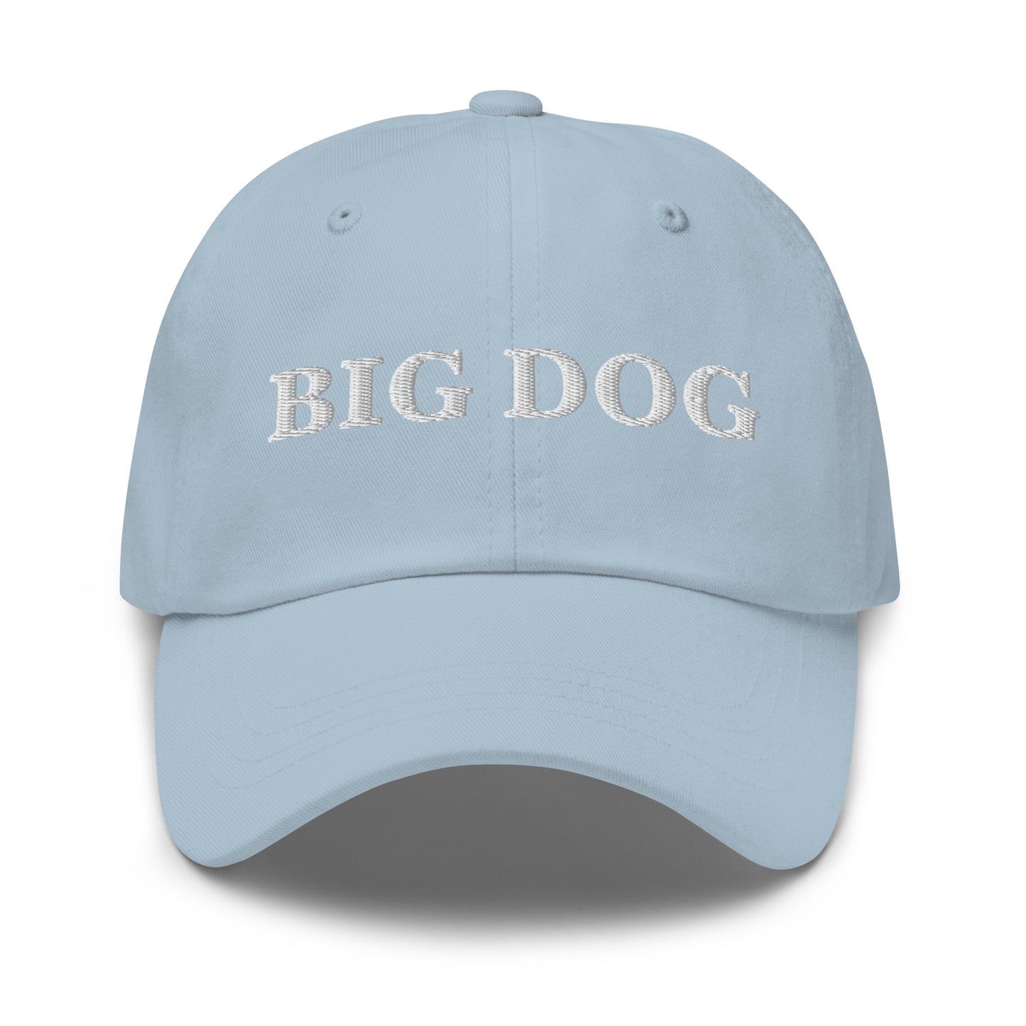 BIG DOG Light Blue front cap mockup