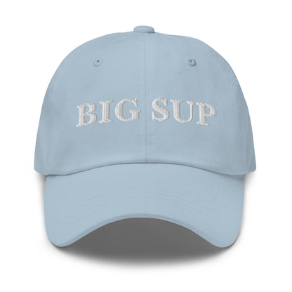 BIG SUP Light Blue front cap mockup