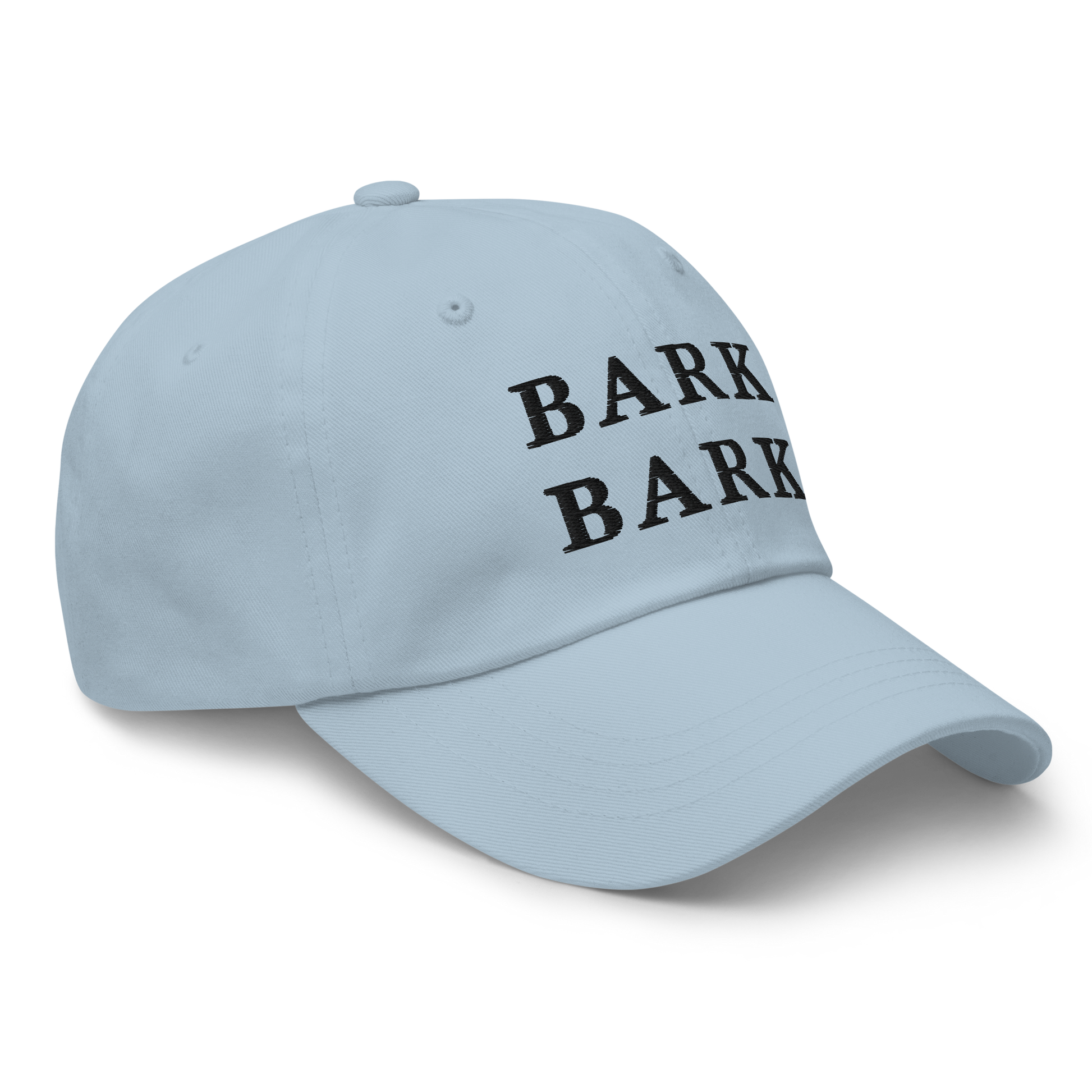 WHITE BOY SUMMER - Big Dog - "Bark Bark" - Black Embroidered Baseball Cap - Hat 
