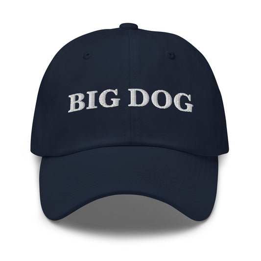 BIG DOG Navy front cap mockup