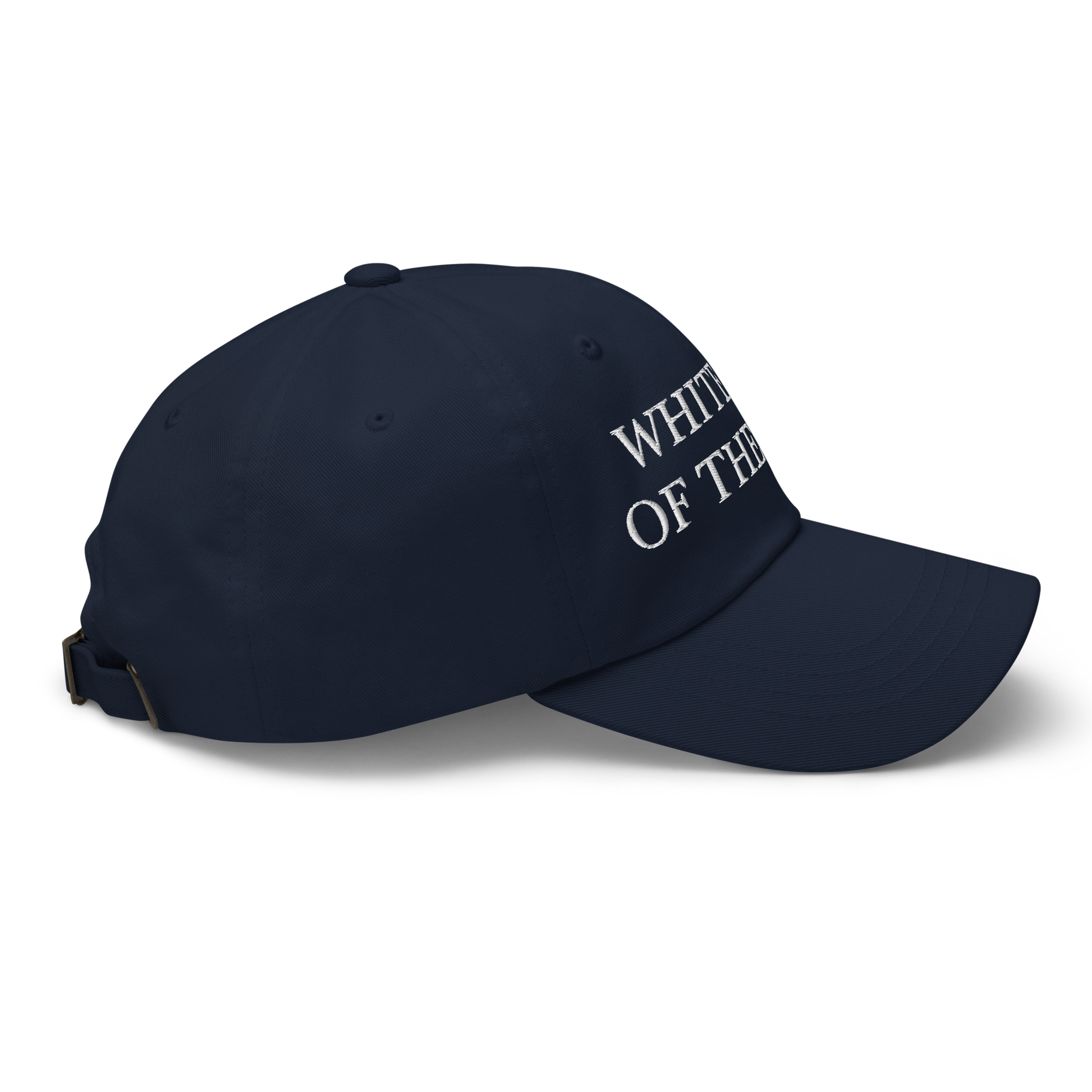 WHITE BOY SUMMER - White Boy Of The Year - "White Boy Of The Year" - White Embroidered Baseball Cap - Hat 