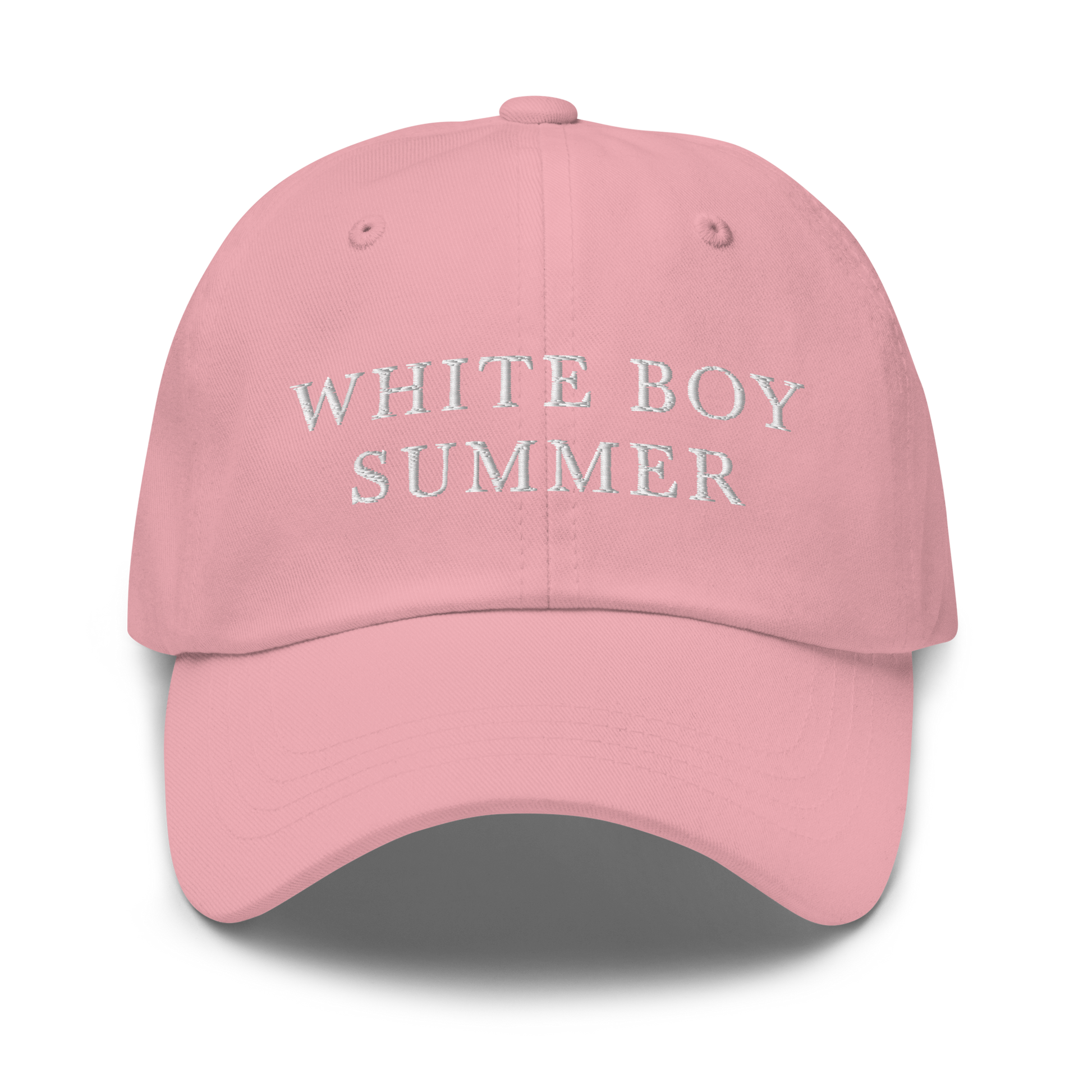 WHITE BOY SUMMER - Originals - "White Boy Summer" Baseball Cap - Original Soft Pink - Hat 