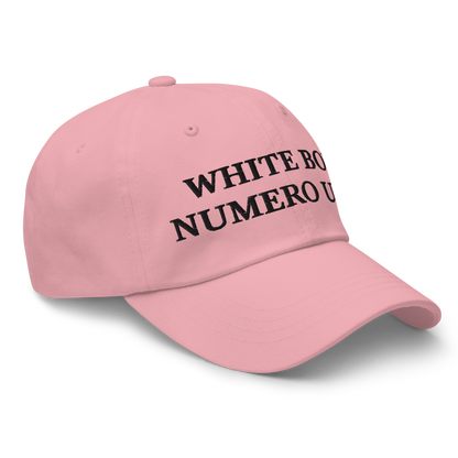 WHITE BOY SUMMER - White Boy Of The Year - "White Boy Numero Uno" - Black Embroidered Baseball Cap - Hat 