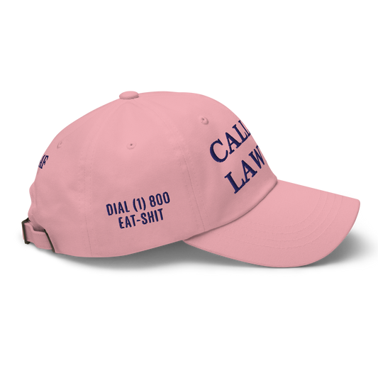 White Boy Summer - CALL MY LAWYER - Embroidered Baseball Cap - Hat 