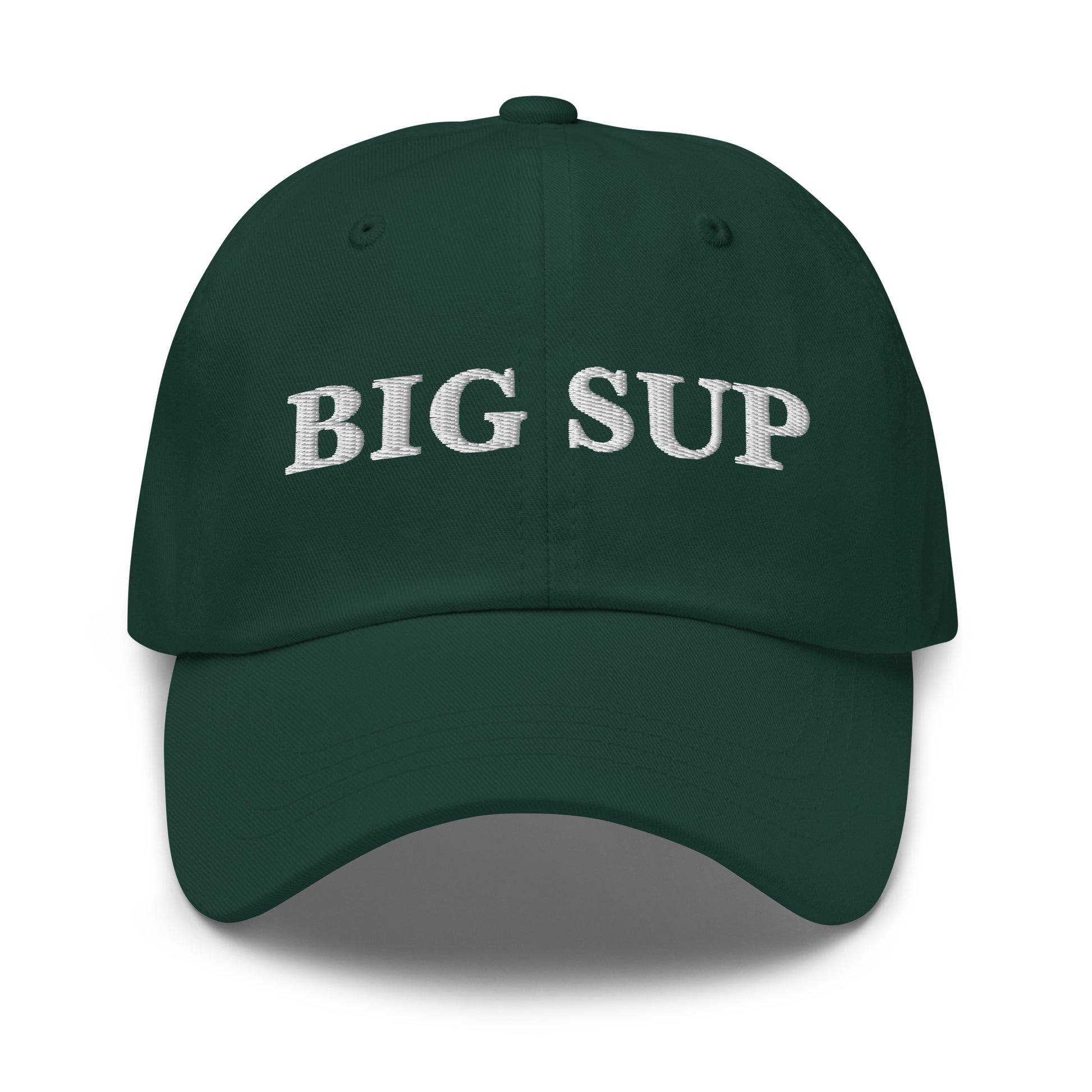 BIG SUP Spruce front cap mockup