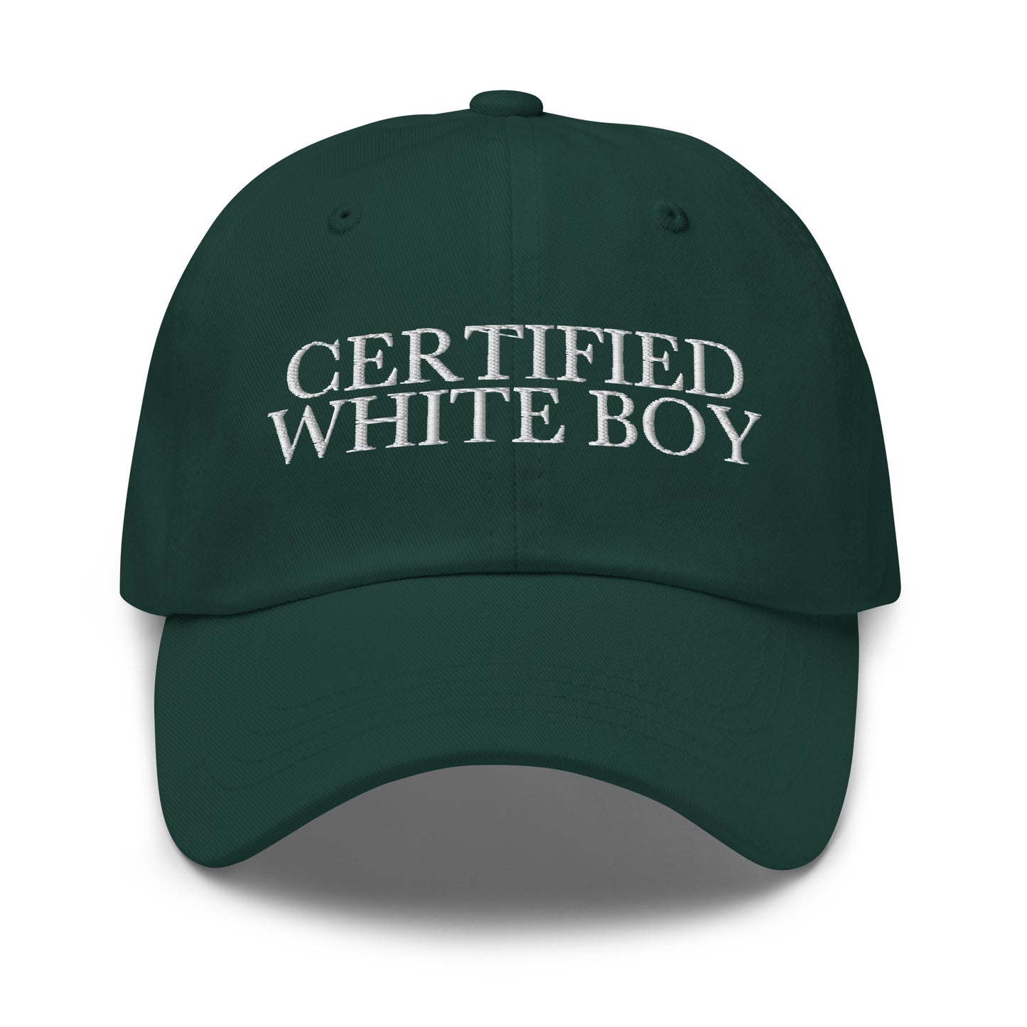 CERTIFIED WHITE BOY Spruce front cap mockup
