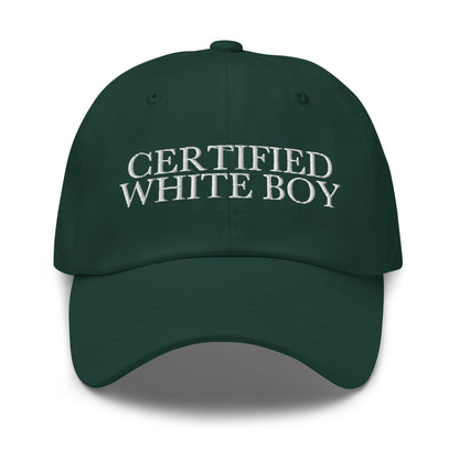 CERTIFIED WHITE BOY Spruce front cap mockup