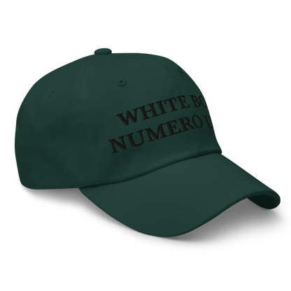 WHITE BOY SUMMER - White Boy Of The Year - "White Boy Numero Uno" - Black Embroidered Baseball Cap - Hat 