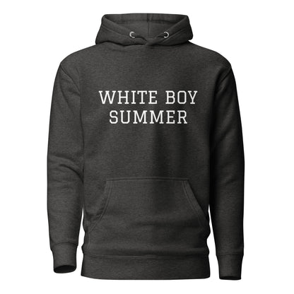 WHITE BOY SUMMER - Originals - "White Boy Summer" - Classic Cotton Hoodie - Hoodie Charcoal Heather