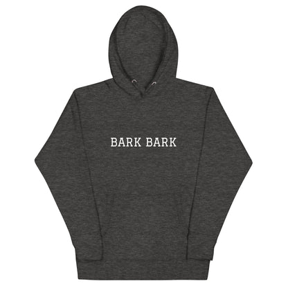 WHITE BOY SUMMER - Big Dog - "Bark Bark" - Classic Cotton Hoodie - Hoodie Charcoal Heather