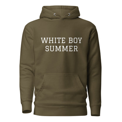 WHITE BOY SUMMER - Originals - "White Boy Summer" - Classic Cotton Hoodie - Hoodie Military Green