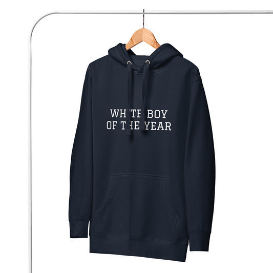 WHITE BOY SUMMER - White Boy Of The Year - "White Boy Of The Year" - Classic Cotton Hoodie - Hoodie 
