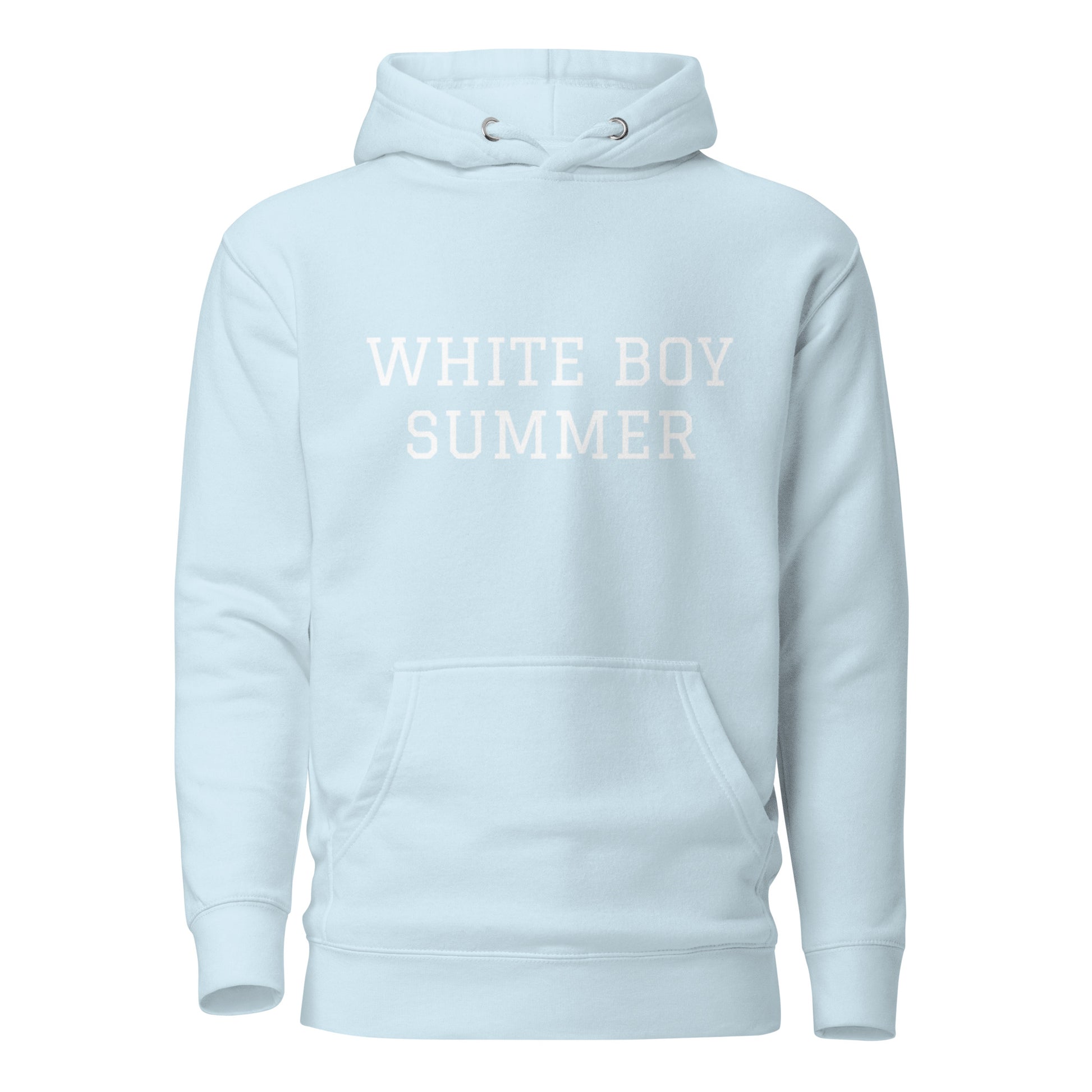 WHITE BOY SUMMER - Originals - "White Boy Summer" - Classic Cotton Hoodie - Hoodie Sky Blue