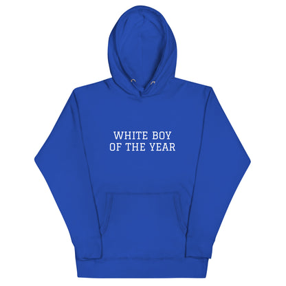 WHITE BOY SUMMER - White Boy Of The Year - "White Boy Of The Year" - Classic Cotton Hoodie - Hoodie Team Royal
