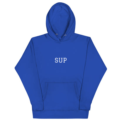 WHITE BOY SUMMER - Sup? - "Sup" - Classic Cotton Hoodie - Hoodie Team Royal