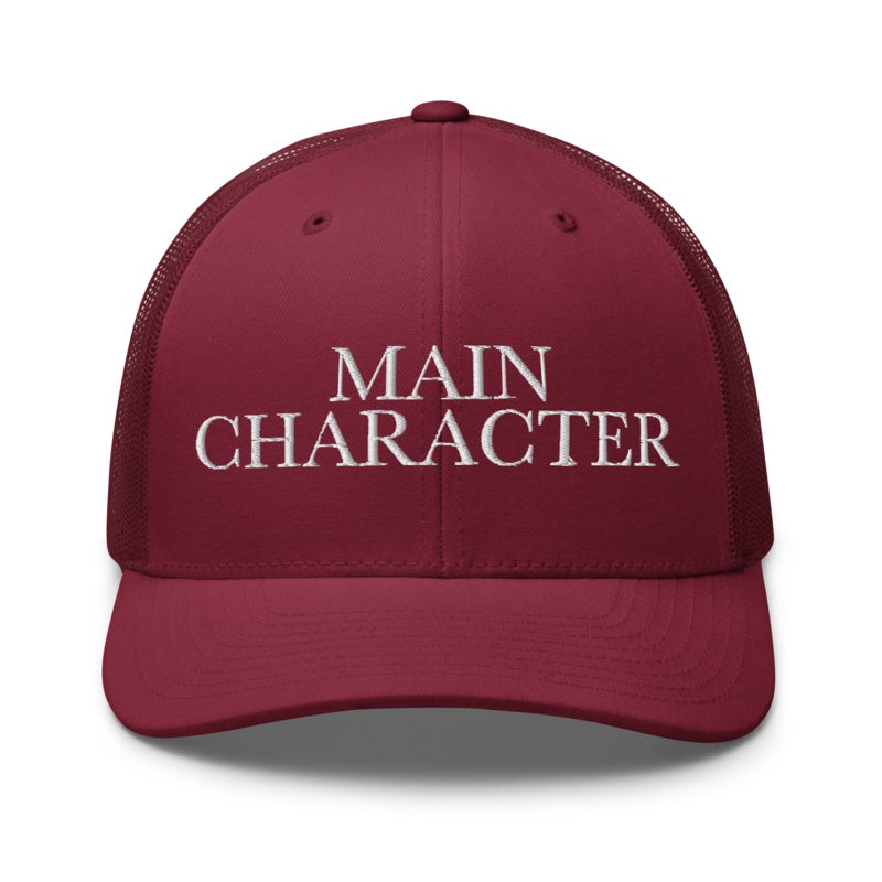 MAIN CHARACTER Cranberry front mockup
