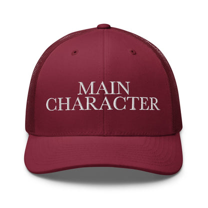 MAIN CHARACTER Cranberry front mockup