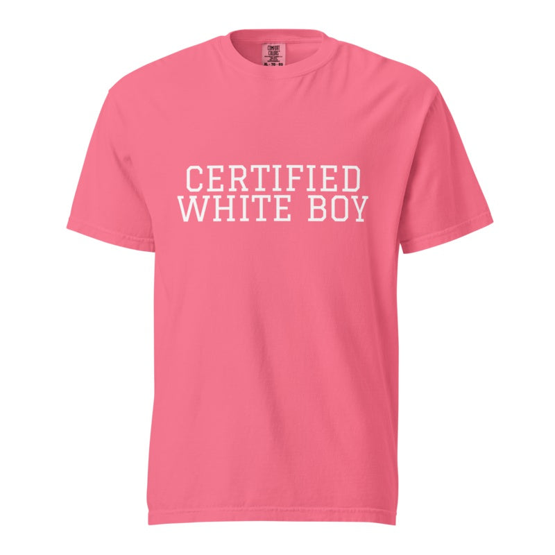 CERTIFIED WHITE BOY Crunchberry front mockup