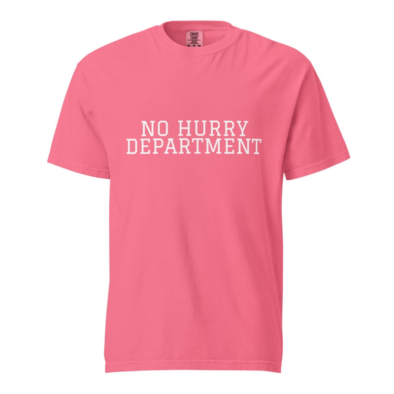 NO HURRY DEPARTMENT Crunchberry front mockup