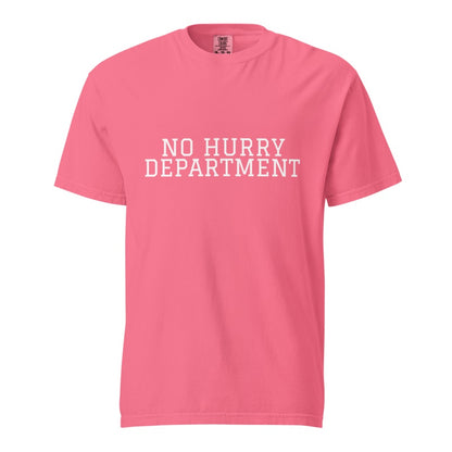 NO HURRY DEPARTMENT Crunchberry front mockup
