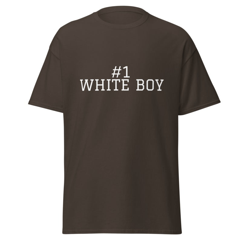 #1 WHITE BOY Dark Chocolate front mockup