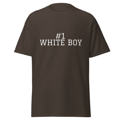#1 WHITE BOY Dark Chocolate front mockup