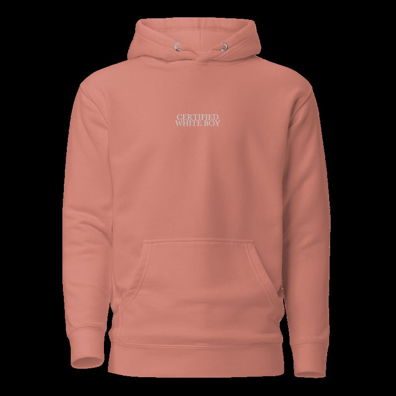 CERTIFIED WHITE BOY Dusty Rose front embroidered mockup